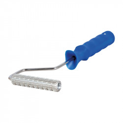 Rouleau débulleur/ébulleur combiné aluminium 15 x 70 mm.
