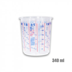 Pot doseur Gradué 340 ml - Résine - Gelcoat
