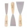 Lot de 3 spatules à mastic