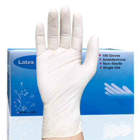 Boite de 100 gants Latex