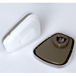 2 Cartouches porte filtres P1 pour Masque 3M